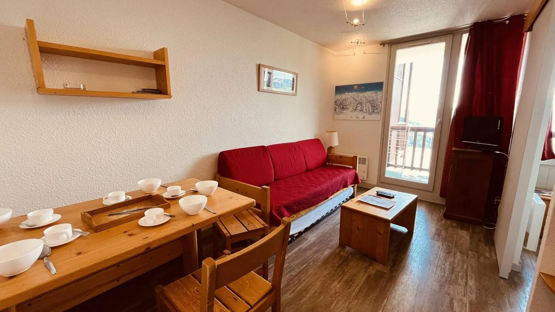 Appartement 2 Pieces Pour 5 Personnes Avec Acces Direct Aux Pistes Et Balcon - Vallandry - Fr-1-757-99 Apartment